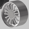 BRW-5.png BRW 890 WHEEL AND STRETCHED TIRE FOR 1/24 SCALE AUTO