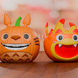 0.png 🎃✨ Pumpkin Ghibli Duo - Totoro & Calcifer ✨🔥