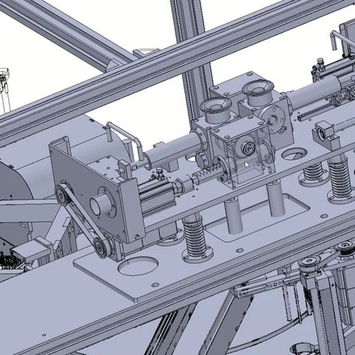 🛠️ Automatic Mascara Rotary Filling and Capping Machine 3D CAD Model ...