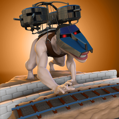 Pieck_titan_Comp.png 3D file Pieck Titan - Shingeki no Kyojin・3D print design to download