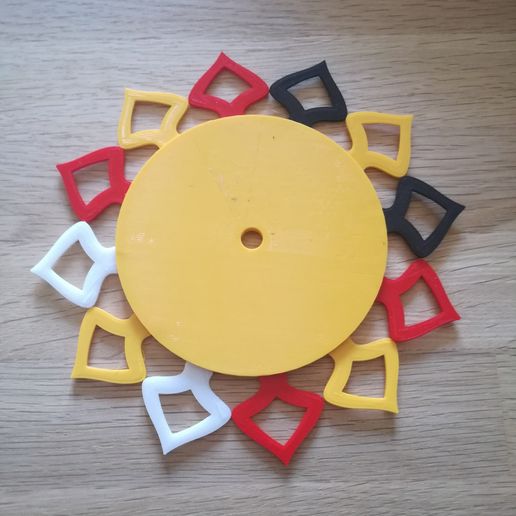 Clock - Table mat - 3D model önizlemesi