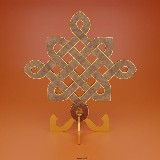 5.jpg Free STL file Celtic ornament・3D print design to download, AlexStormND