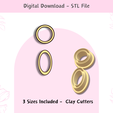 1.png Abstract Oval Cutter for Polymer Clay | Digital STL File | Clay Tools | 3 Sizes Clay Cutters