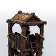 Watch Tower Wood Design 1 (4).JPG Outpost sentry tower and palisade walls