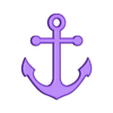 anchor.stl Decoración de la rueda de dirección