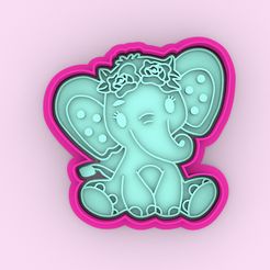 149.jpg Файл STL РЕЗАК ДЛЯ ПЕЧЕНЬЯ СЛОН - РЕЗАК ДЛЯ ПЕЧЕНЬЯ СЛОН・Модель для загрузки и 3D-печати