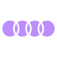 AUDI4.stl AUDI LED LAMP