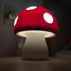 _20211022213105.jpg 3D-Datei Pilz-Lampe kostenlos・Modell zum 3D-Drucken zum herunterladen