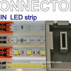 a5ad2506-2313-4861-bee8-3fce290f0780.jpg Free 3D file Connector 2PIN LED strip・3D printer model to download