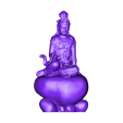 029guanyin.obj GUANYIN BODHISATTVA KWAN-YIN SCULPTURE FOR CNC OR 3D PRINTER29