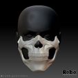 GHOST-RIDER-HELMET-09.jpg Ghost Rider - Scorpion - Skeletor - Skull Helmet and mask - Fan made - STL model 3D print digital file