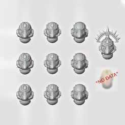 0-1.png STL file BLOODthirsty angelic wariors HELMETS FOR NEW HERESY・3D printer design to download