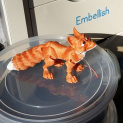 Cute Flexi Print-in-Place Fox