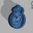 Real-Madrid.png Real Madrid Football Club Badge FONDANT AND COOKIE CUTTER and Stamp FOR BAKING