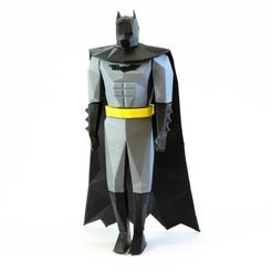 container_batman-low-poly-3d-printing-82497.jpg 3D file Batman Low Poly・3D printable model to download