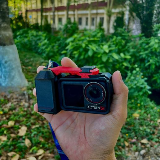 GripHandle for DJI Action 3/4/5Pro - 3D model önizlemesi