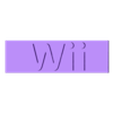 Tapa Wii.stl ALL HOLDERS: GAMECUBE + WII + WII U. GAME HOLDER (EASY PRINT)