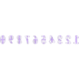8cm.stl Cookie cutters Numbers (Set 4)