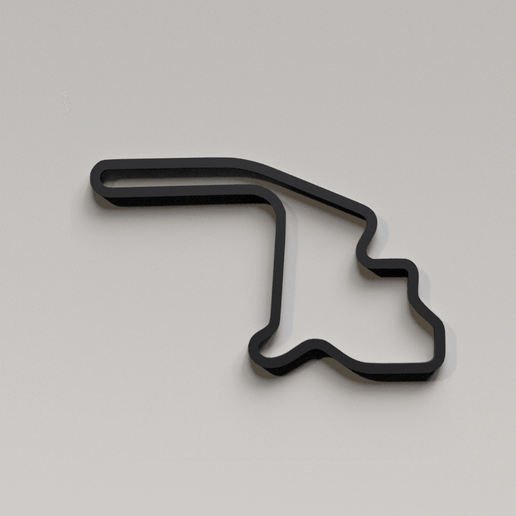 🚗 Mid-Ohio Sports Car Course Silhouette - Legendary American
