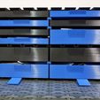 Fast-print modular storage drawer system