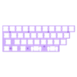 PlateLeft.stl Mechanical Keyboard - 69 Key - 65% MML Keybar