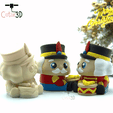 Cutie3D-Christmas Nutcracker Keycap Fidget Clicker Keychain_08.png Cutie3D Christmas Nutcracker Keycap Fidget Clicker Keychain - Cute Backpack Keychain