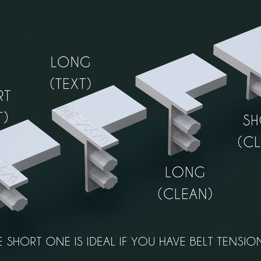 RONG (TEXT) a SHORT (CLEAN) SHORT GIap al LONG (CLEAN) a THE SHORT ONE IS IDEAL IF YOU HAVE BELT TENSIONER Artillery X1 X2 GENIUS WYZE CAM V2 MOUNT