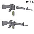 M16-A1.jpg MINIATURE GUNS SET