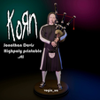 1.11.png Korn Jonathan Davis Bagpiper 3d model printable 3D printed model