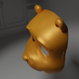 6.png Winnie The Pooh Cosplay Face Mask 3D print model
