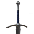 2.png Fichier STL GANDALF GLAMDRING SWORD - LE HOBBIT・Plan à imprimer en 3D à télécharger