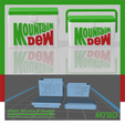1a.png Another 2 models Mountain Dew Vintage logo Ice Box Vintage Cooler for Scale Autos and Dioramas