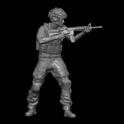 BPR_Render.jpg STL file AMERICAN SPECIAL FORCES SOLDIER V6・3D printer design to download