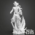 Diorama-11.jpg Son Goku Ultra Instict Dragon Ball 3D Printable