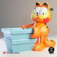 Garfield_Render_001_AZ3DDOJO.jpg Garfield for 3D Printing