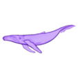 blue whale.obj STL models for 3D printing and CNC whale