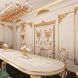 Classic-Dinning-Room-01-White-5.jpg Classic Dinning Room 01 White and Gold