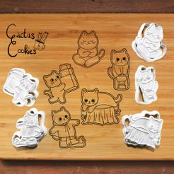 zusammen.jpg cats 3 Cookie Cutter