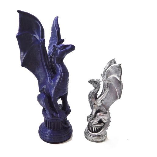 fdm3.jpg STL file Dragon Chess! Alien Beauty Dragon (The Queen)・3D print model to download, loubie