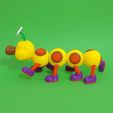 135007e7085979a7d5b41ce54c0e54d7_preview_featured.jpg Free STL file Wiggler from Mario games - multi-color・3D printable model to download, bpitanga