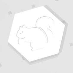 D2 - Squirrel.jpg STL file D2 Squirrel Symbol Logo・3D print model to download