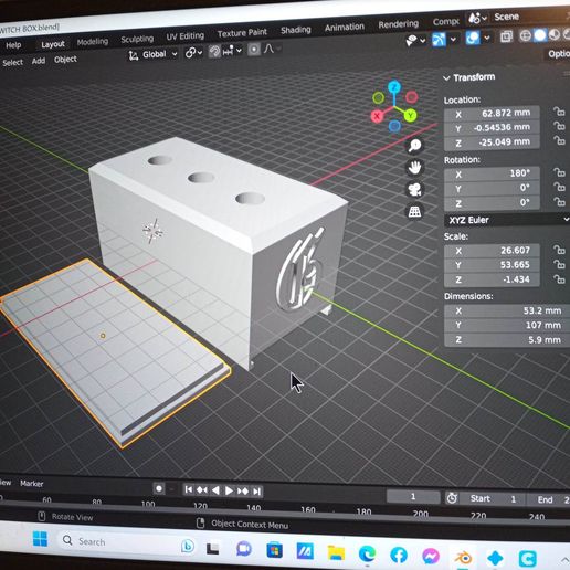 📦 hydraulic switch box /switch extentions and dash mount・ STL File for ...