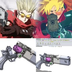 TRIGUN-V-5.jpg STL file TRIGUN Vash the stampede COSPLAY・Template to download and 3D print