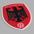 1.png Volkswagen VW Logo Coat of Arms - Imperial Eagle Wall Chart