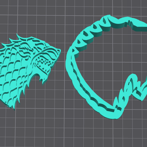 🍪 Game of Thrones cookie cutters - Stark and Targaryen・ STL File for 3D ...