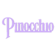 pinocchio_logo.stl pinocho figura / pinocchio figure