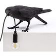 L1.jpg STL file Seletti - Bird Lamp - Lampara de pajaro・3D printer model to download