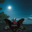 mothman-head-turned-with-stand.png Mothman staues. the first of many more legendary cryptids.😁