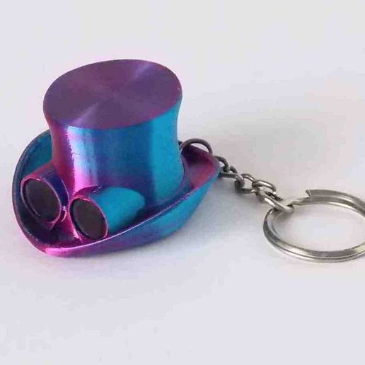 Steam Punk Hat Key Chain