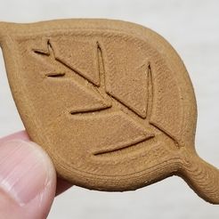 leaf1.jpg Free STL file Magnet(Leaf)・Design to download and 3D print